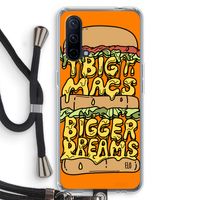Big Macs Bigger Dreams: OnePlus Nord CE 5G Transparant Hoesje met koord