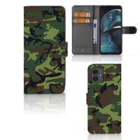Motorola Moto G14 | Telefoon Hoesje | Army Dark