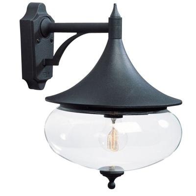 KonstSmide WandlampLibra klassiek 40cm mat zwart - 581-750
