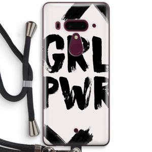 Girl Power #2: HTC U12+ Transparant Hoesje met koord