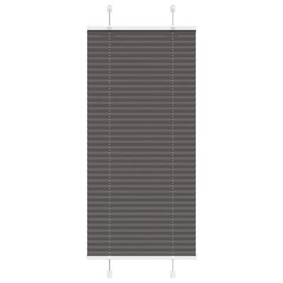 Pliss rolgordijn 65x150 cm stofbreedte 64,4 cm polyester zwart
