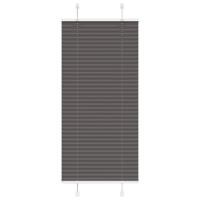 Pliss rolgordijn 65x150 cm stofbreedte 64,4 cm polyester zwart