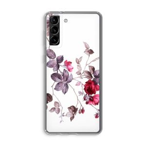 Mooie bloemen: Samsung Galaxy S21 Plus Transparant Hoesje