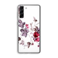 Mooie bloemen: Samsung Galaxy S21 Plus Transparant Hoesje