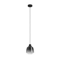 EGLO Sedbergh Hanglamp - E27 - Ø 20 cm - Zwart - Glas