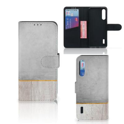 Xiaomi Mi A3 | Book Style Case | Wood Concrete