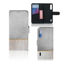 Xiaomi Mi A3 | Book Style Case | Wood Concrete