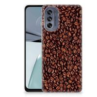 Motorola Moto G62 5G | Siliconen Case | Koffiebonen