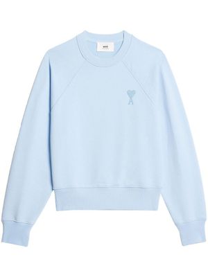 AMI Paris sweat Ami de Coeur à col rond - Bleu