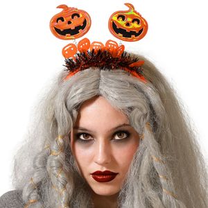 Halloween/horror verkleed diadeem/tiara - met pompoenen - kunststof - dames/meisjes