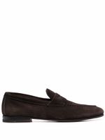 Santoni mocassins en daim Door - Marron - thumbnail