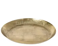 Decoratiebord Metaal Goud 50x50cm