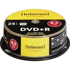 Intenso DVD+R 8.5GB 8x Double Layer 25er Cakebox 8,5 GB DVD+R DL 25 stuk(s)