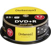 Intenso DVD+R 8.5GB 8x Double Layer 25er Cakebox 8,5 GB DVD+R DL 25 stuk(s) - thumbnail