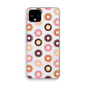 Donuts: Pixel 4 Transparant Hoesje