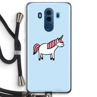 Eenhoorn: Huawei Mate 10 Pro Transparant Hoesje met koord