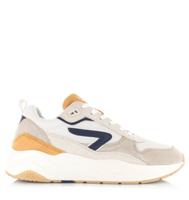 HUB - Glide off white/navy/oak/white Suede Heren