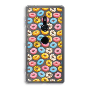 Pink donuts: Sony Xperia XZ2 Transparant Hoesje