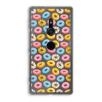 Pink donuts: Sony Xperia XZ2 Transparant Hoesje