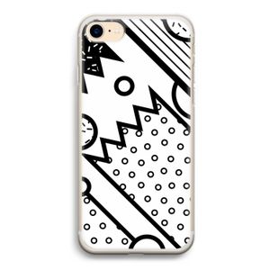 Pop Art #4: iPhone 7 Transparant Hoesje