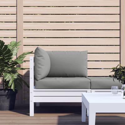 VidaXL Palletkussens 3 st oxford stof grijs