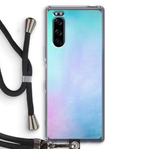mist pastel: Sony Xperia 5 Transparant Hoesje met koord