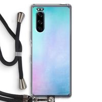 mist pastel: Sony Xperia 5 Transparant Hoesje met koord