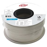 CSA 111 R100 ECA  (100 Meter) - Coaxial cable white CSA 111/100 ECA