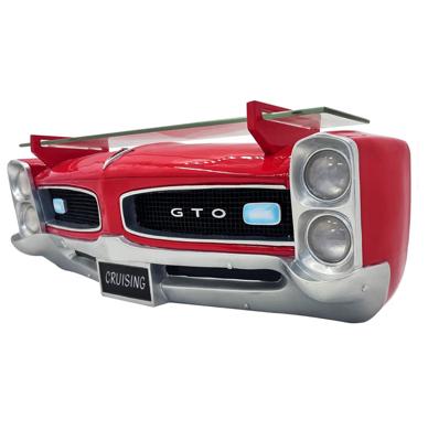 1966 Pontiac GTO Voorkant Wandplank Met Verlichting - Rood