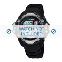 Horlogeband Calypso k5656-1 Rubber Zwart 22mm
