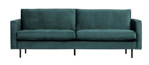 WOOOD Bank 'Rodeo' 2,5-zits, Velvet, kleur Teal