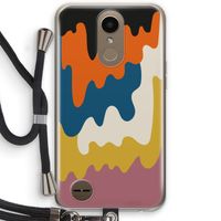 Baar A: LG K10 (2017) Transparant Hoesje met koord