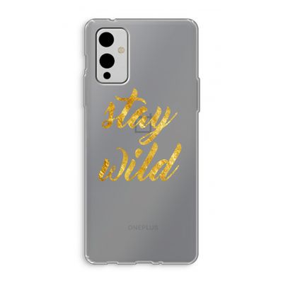 Stay wild: OnePlus 9 Transparant Hoesje