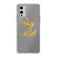 Stay wild: OnePlus 9 Transparant Hoesje