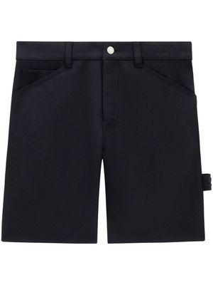 Courrèges bermuda en serge - Noir