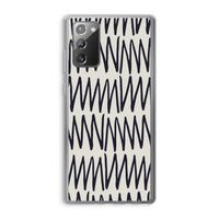 Marrakech Zigzag: Samsung Galaxy Note 20 / Note 20 5G Transparant Hoesje