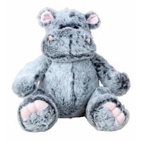 Nijlpaard knuffel van zachte pluche - speelgoed dieren - 32 cm - Knuffeldier