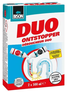 bison duo ontstopper 2 x 500 ml