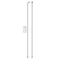 Roland Sapim spaak 14-164 leader rvs zonder nippel (100st)