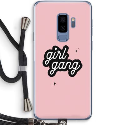 Girl Gang: Samsung Galaxy S9 Plus Transparant Hoesje met koord