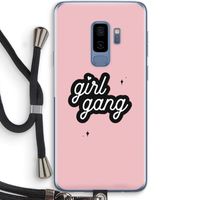 Girl Gang: Samsung Galaxy S9 Plus Transparant Hoesje met koord