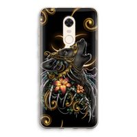 Huilende Wolf: Xiaomi Redmi 5 Transparant Hoesje