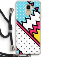 Pop Art #2: Samsung Galaxy J6 (2018) Transparant Hoesje met koord