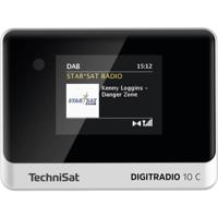 TechniSat DIGITRADIO 10 C Radio DAB+, VHF (FM) Bluetooth Incl. afstandsbediening, Wekfunctie Zwart/zilver