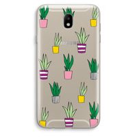 Sanseveria: Samsung Galaxy J7 (2017) Transparant Hoesje