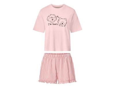 esmara Korte dames pyjama (Lichtroze, M (40/42))