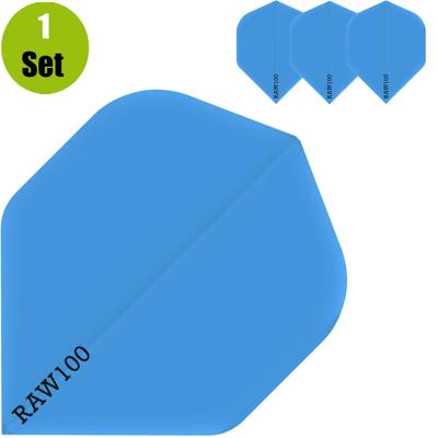 Designa Plain Dartflights - Neon Blauw