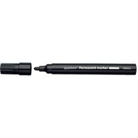 Quantore permanent marker 1-1,5mm rond zwart