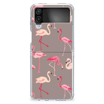 Samsung Galaxy Z Flip 4 | TPU Hoesje | Flamingo
