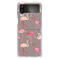 Samsung Galaxy Z Flip 4 | TPU Hoesje | Flamingo